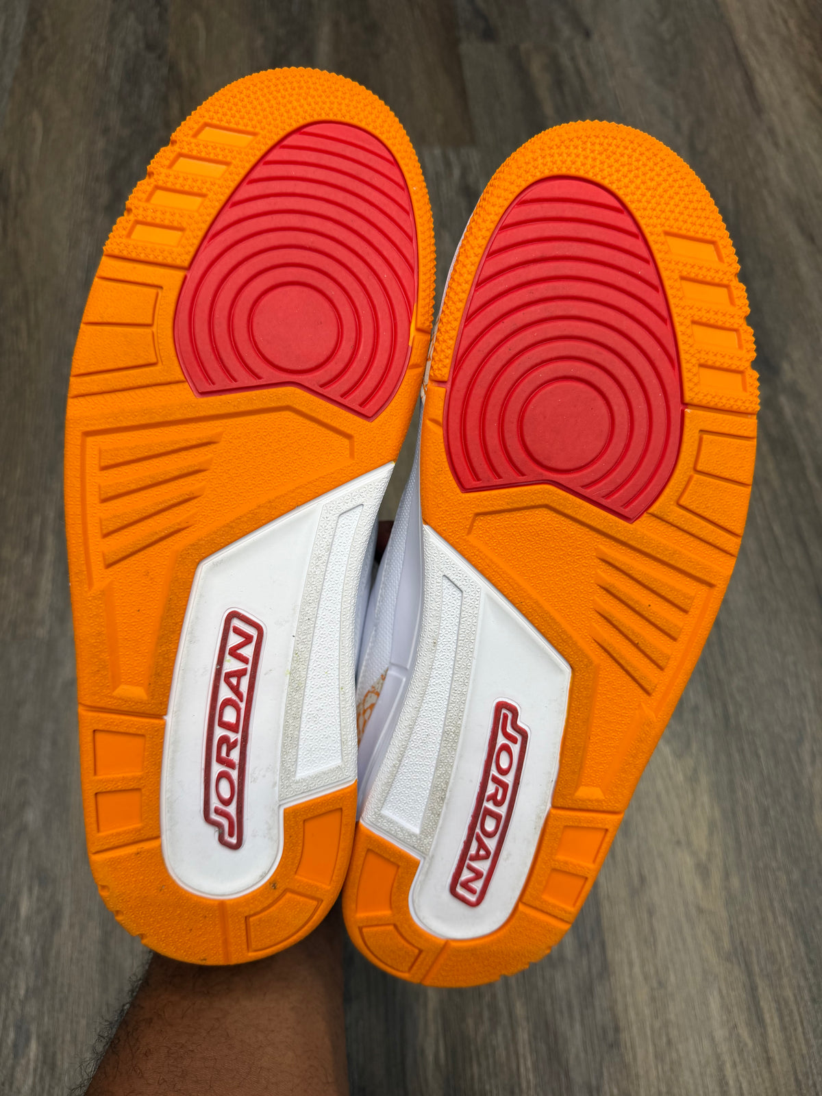 Size 13-Jordan 3 Orange Citrus