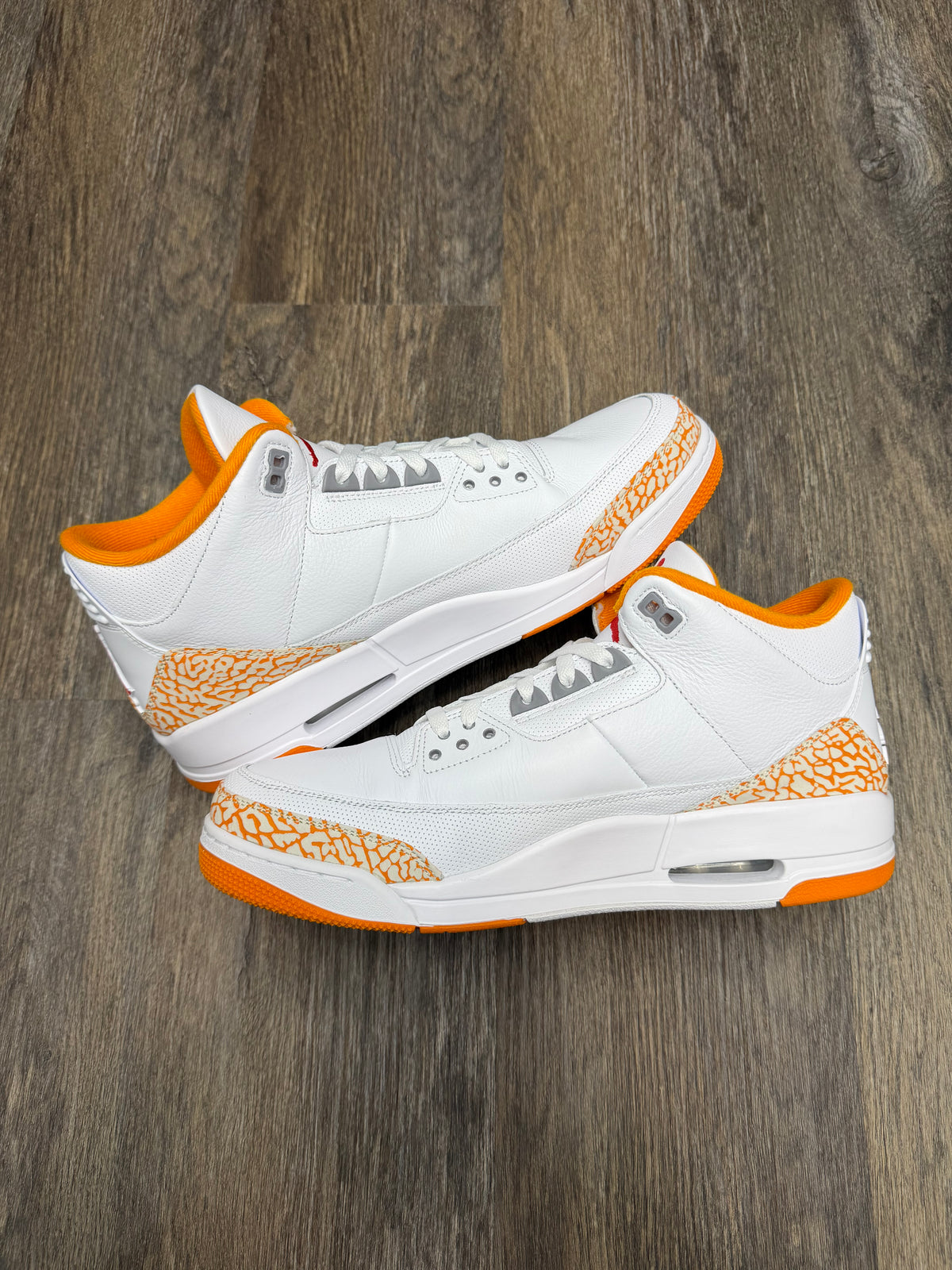 Size 13-Jordan 3 Orange Citrus