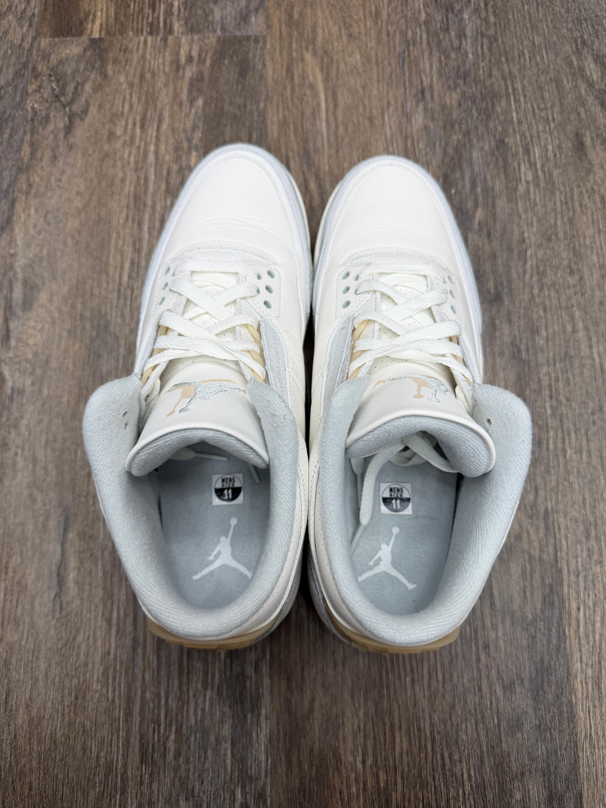 Size 11-Jordan 3 Craft ivory