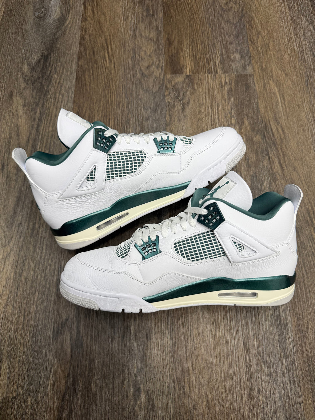 Size 13-Jordan 4 Oxidized Green