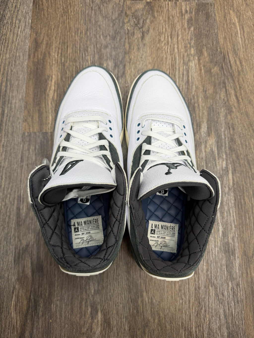 Size 13-Jordan 3 A Ma Maniere Difuse Blue
