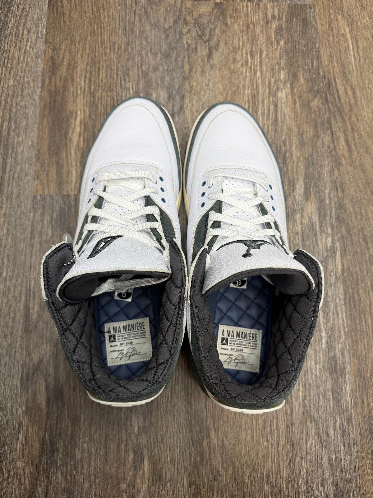 Size 13-Jordan 3 A Ma Maniere Difuse Blue