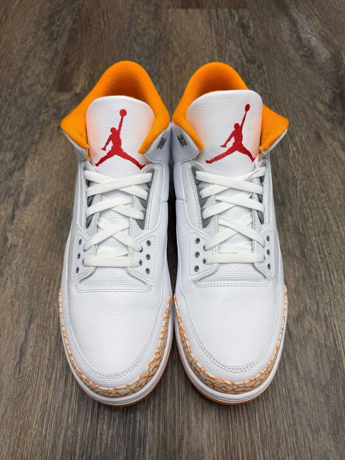 Size 13-Jordan 3 Orange Citrus