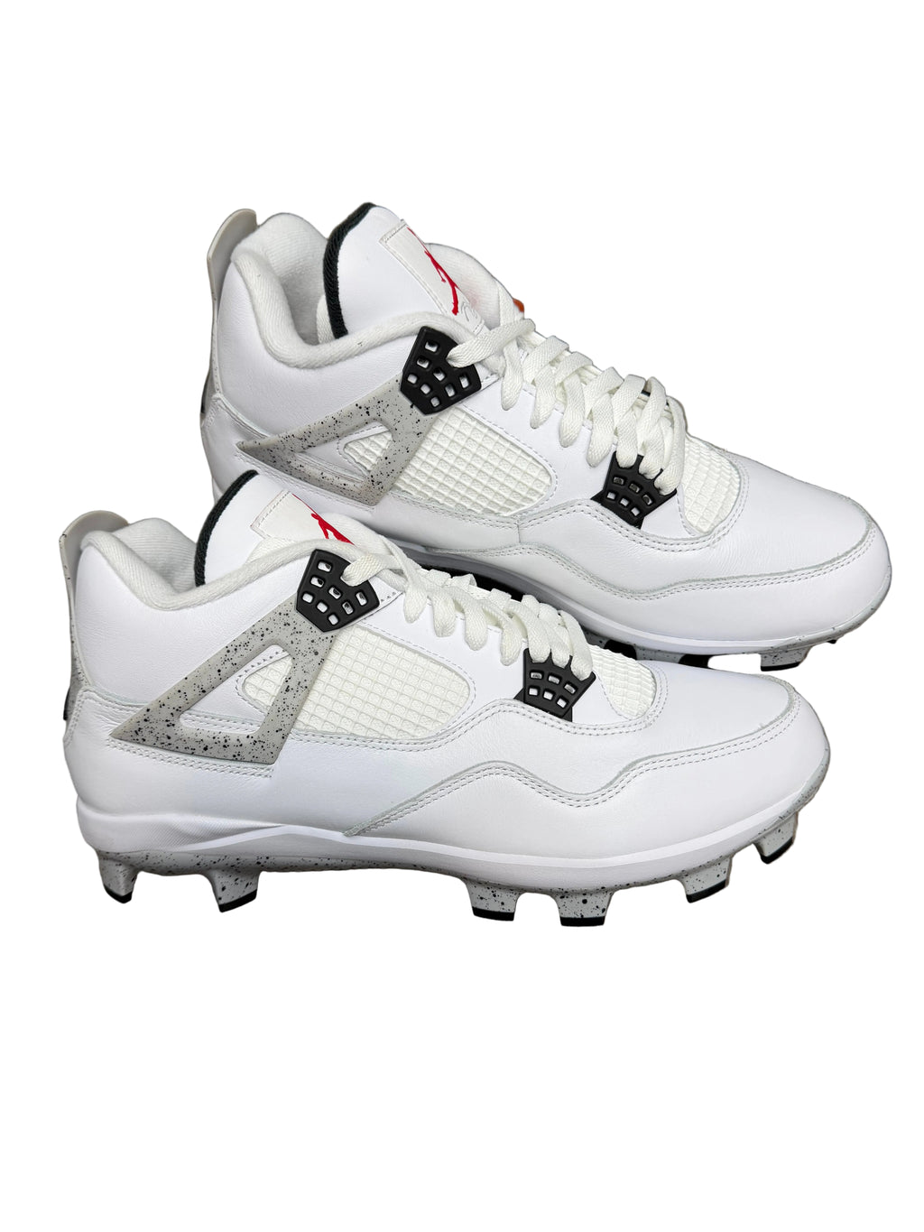 Size 12-Jordan 4 White cement football cleat