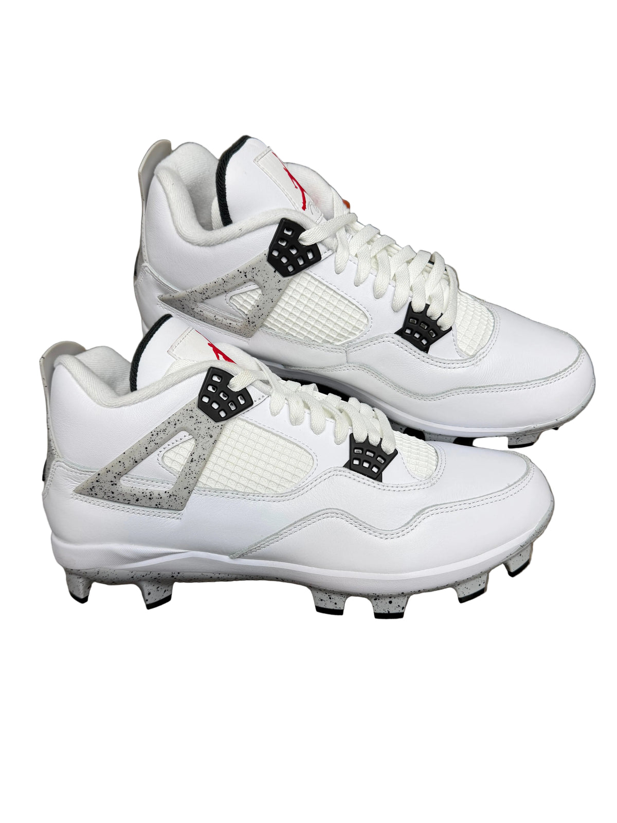 Size 12-Jordan 4 White cement football cleat