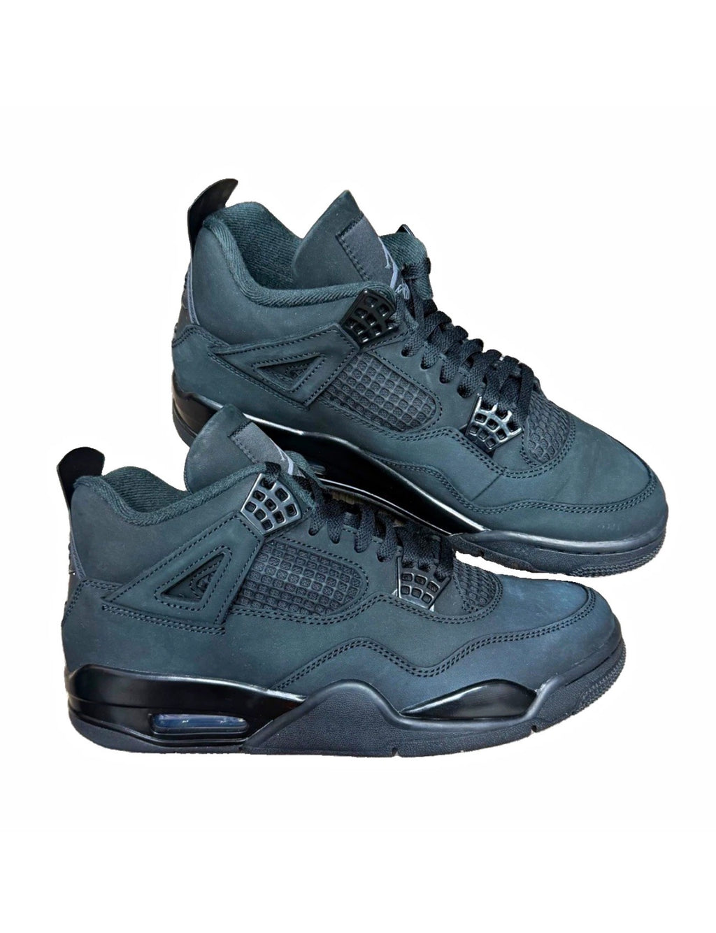 Size 9.5-Jordan 4 Black cat