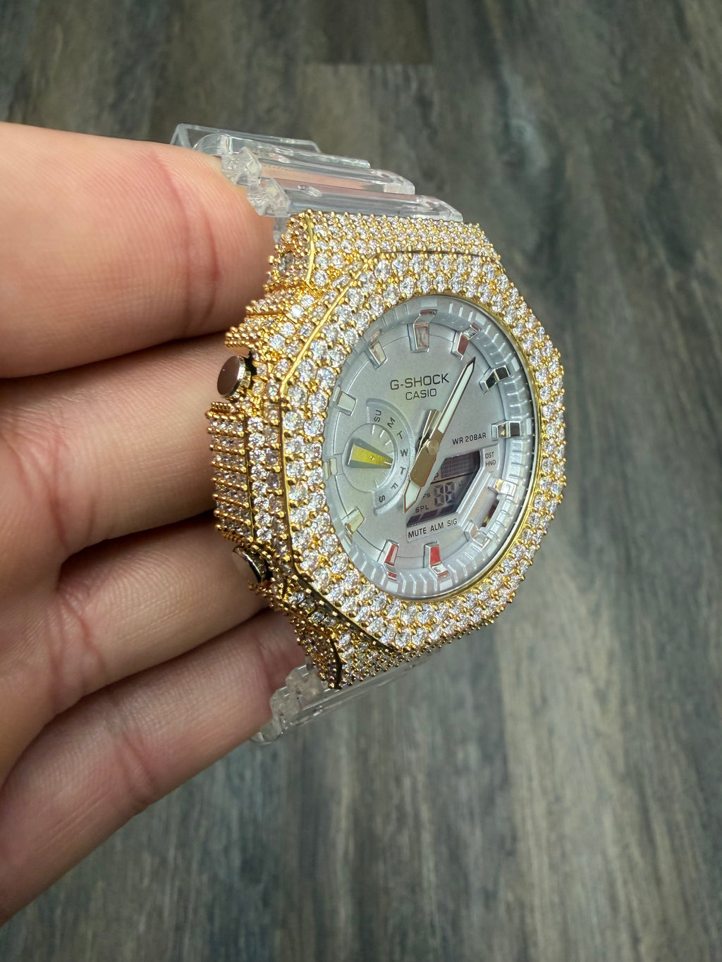 Iced out G-shock