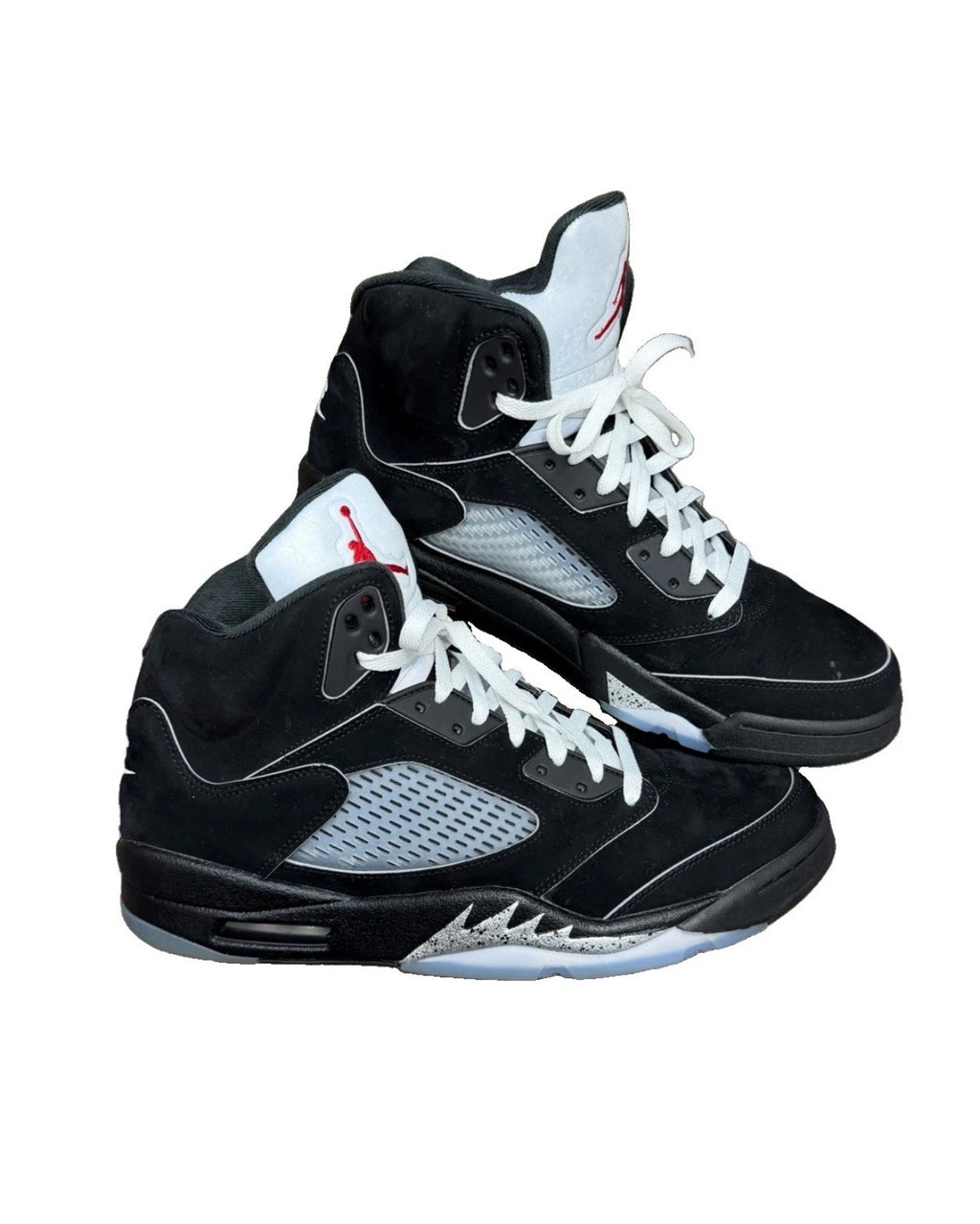 Size 13-Jordan 5 Black Metallic