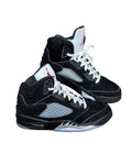 Size 13-Jordan 5 Black Metallic
