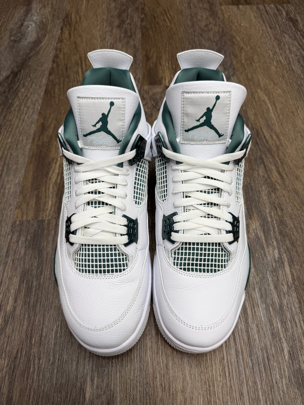 Size 13-Jordan 4 Oxidized Green