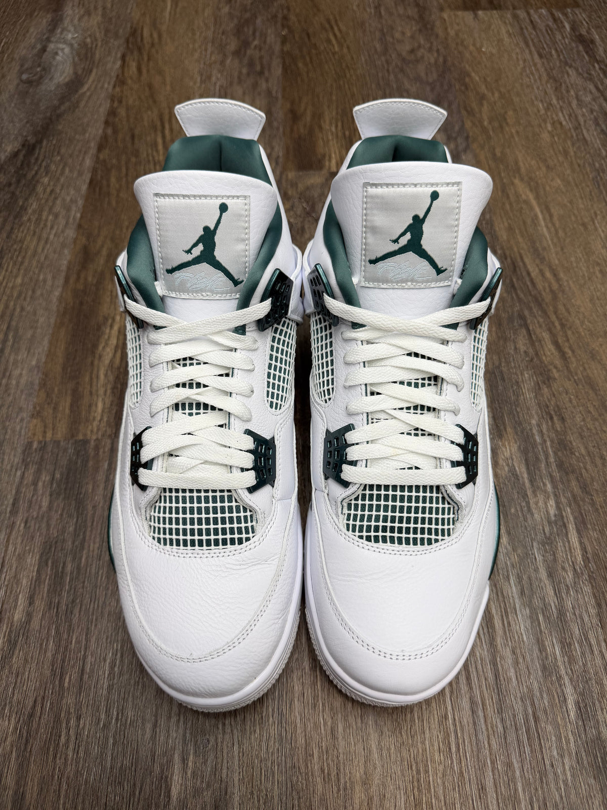 Size 13-Jordan 4 Oxidized Green