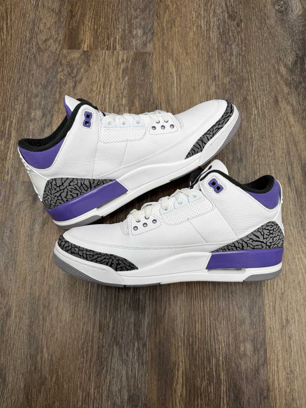 Size 13-Jordan 3 Dark Iris