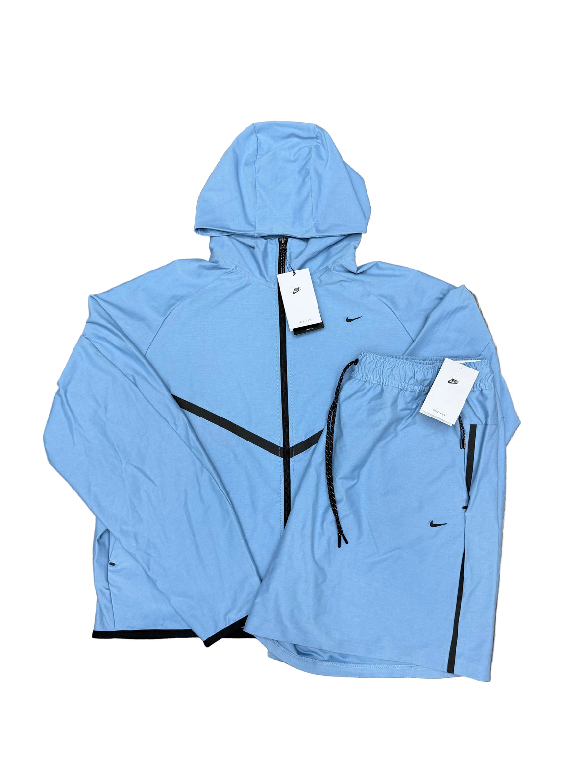 Nike Tech suit(Windbreaker)-Light Blue