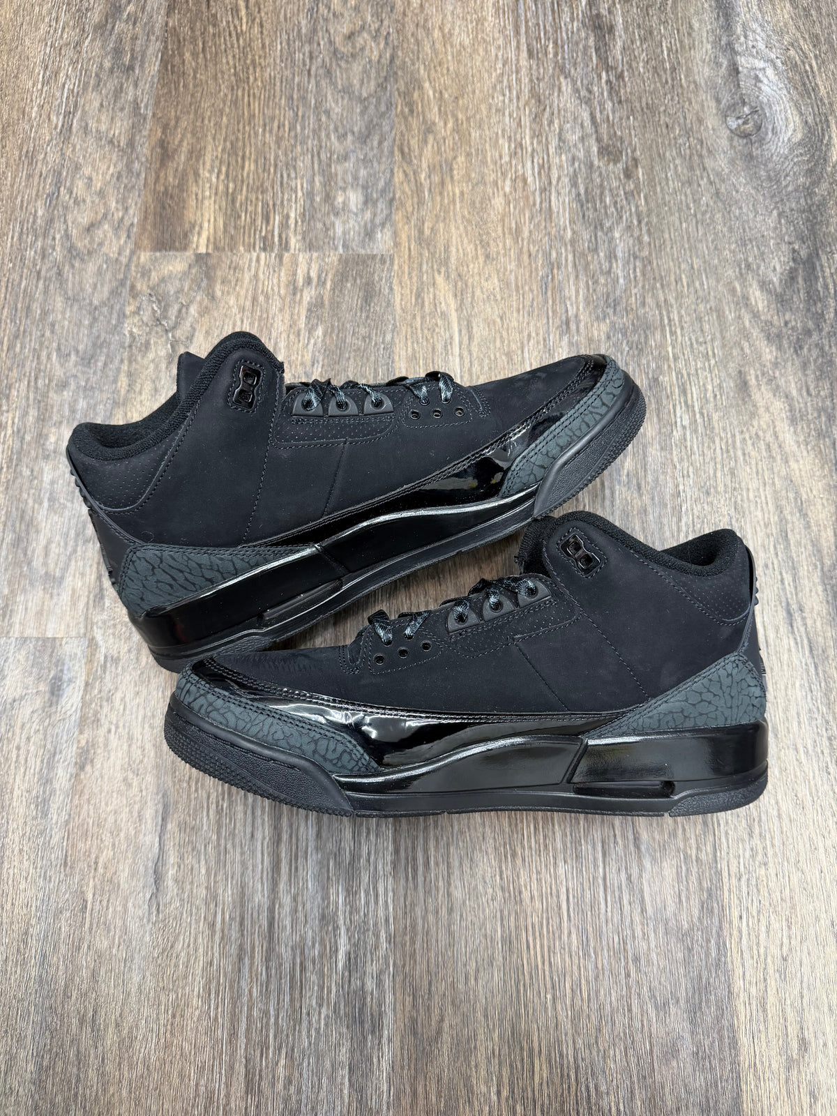 Size 10.5-Jordan 3 Black Cat