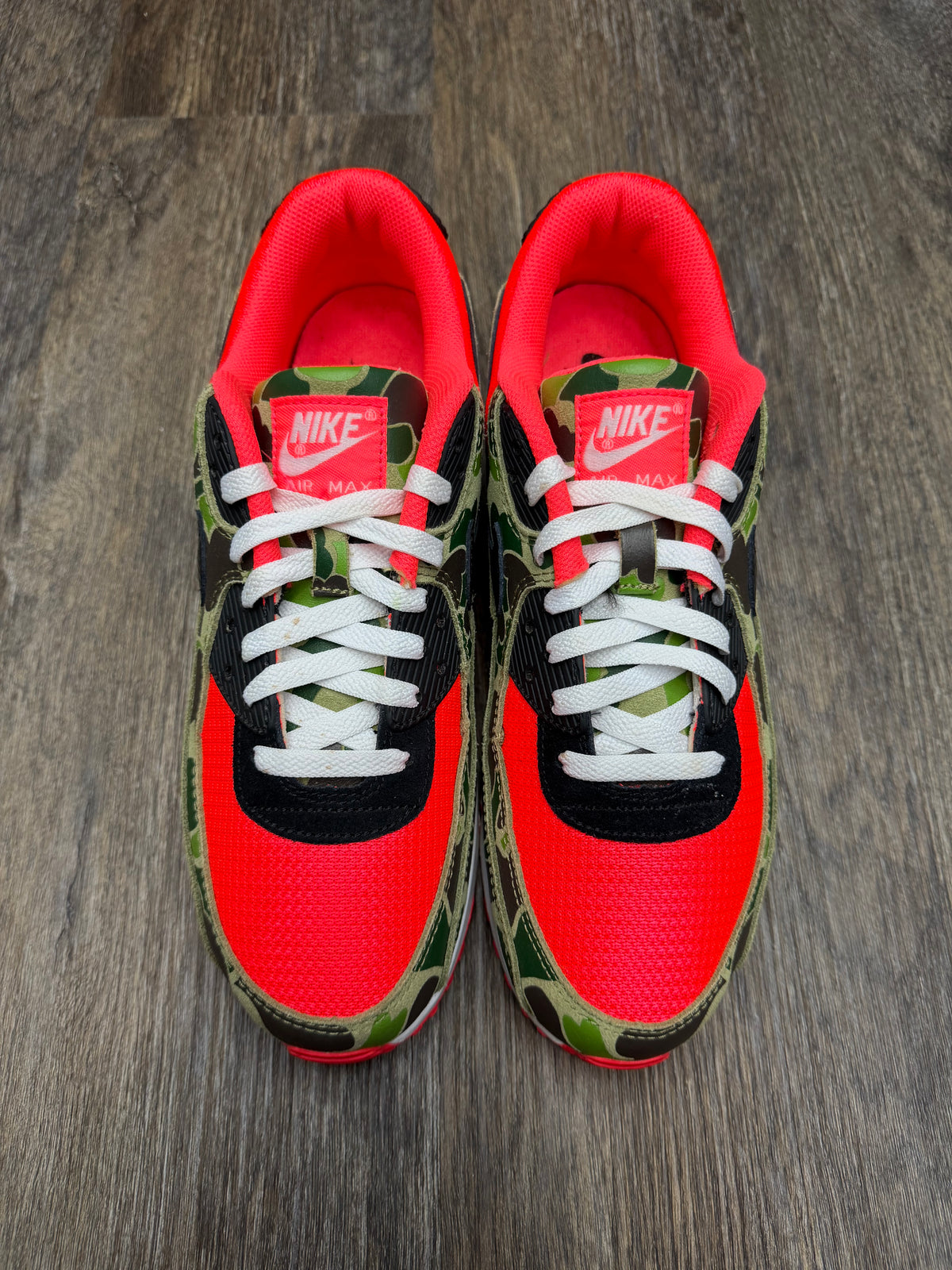 Size 10-Air max 90 reverse duck camo