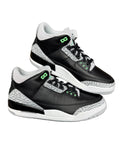 Size 9.5-Jordan 3 Green glow