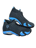 Size 11-Jordan 14 black university blue