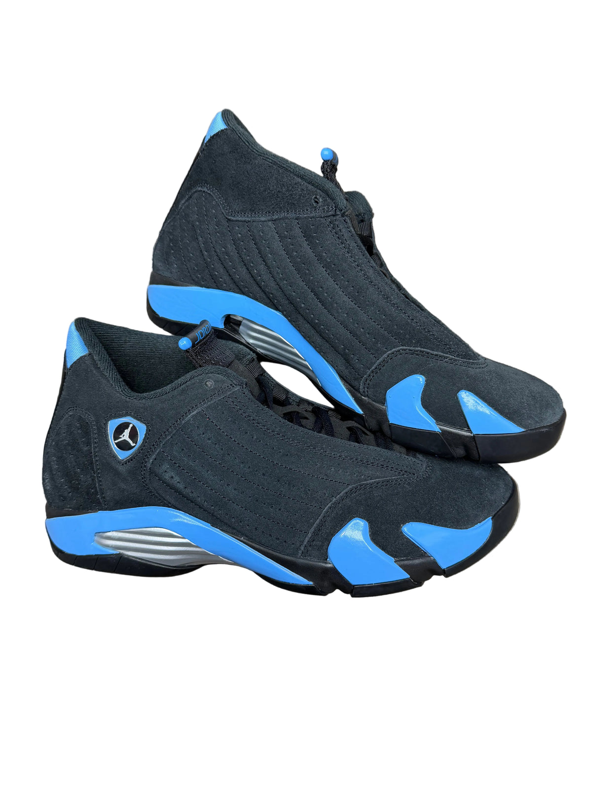 Size 11-Jordan 14 black university blue