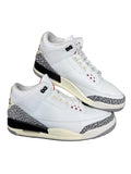 Size 11-Jordan 3 White cement reimagined