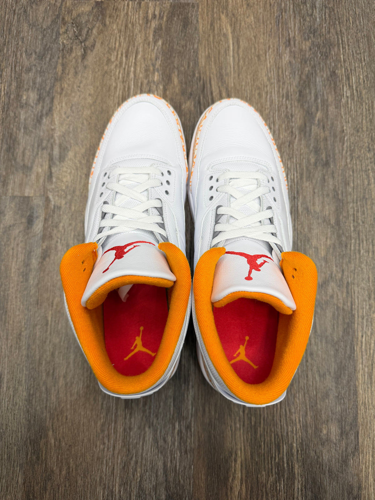 Size 13-Jordan 3 Orange Citrus