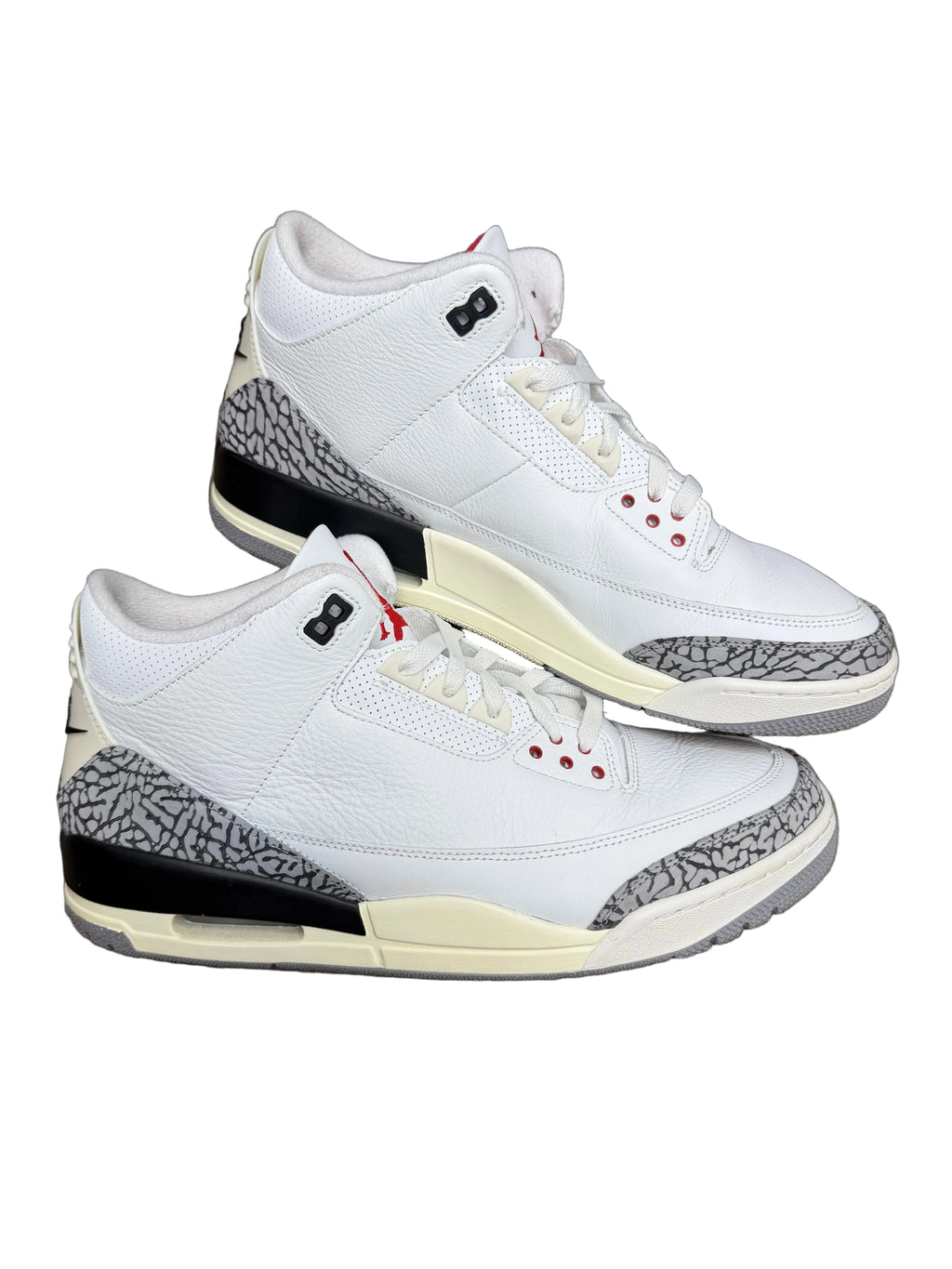 Size 13-Jordan 3 White cement 3 reimagined