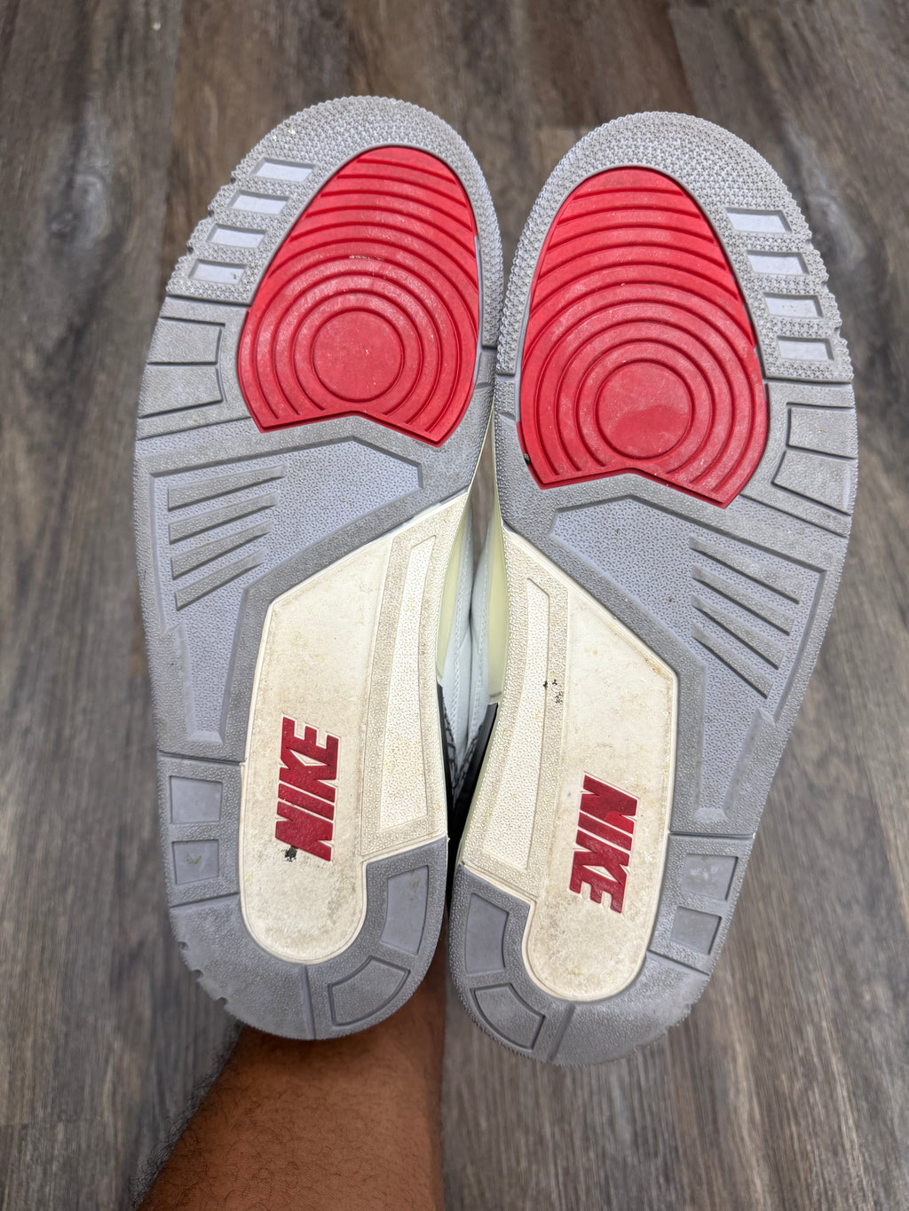 Size 13-Jordan 3 White cement 3 reimagined