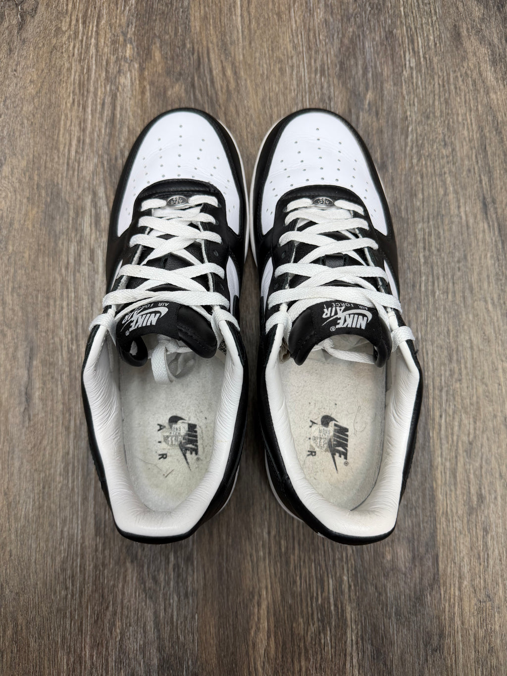 Size 11-Nike Af1 Terror squad Black & White
